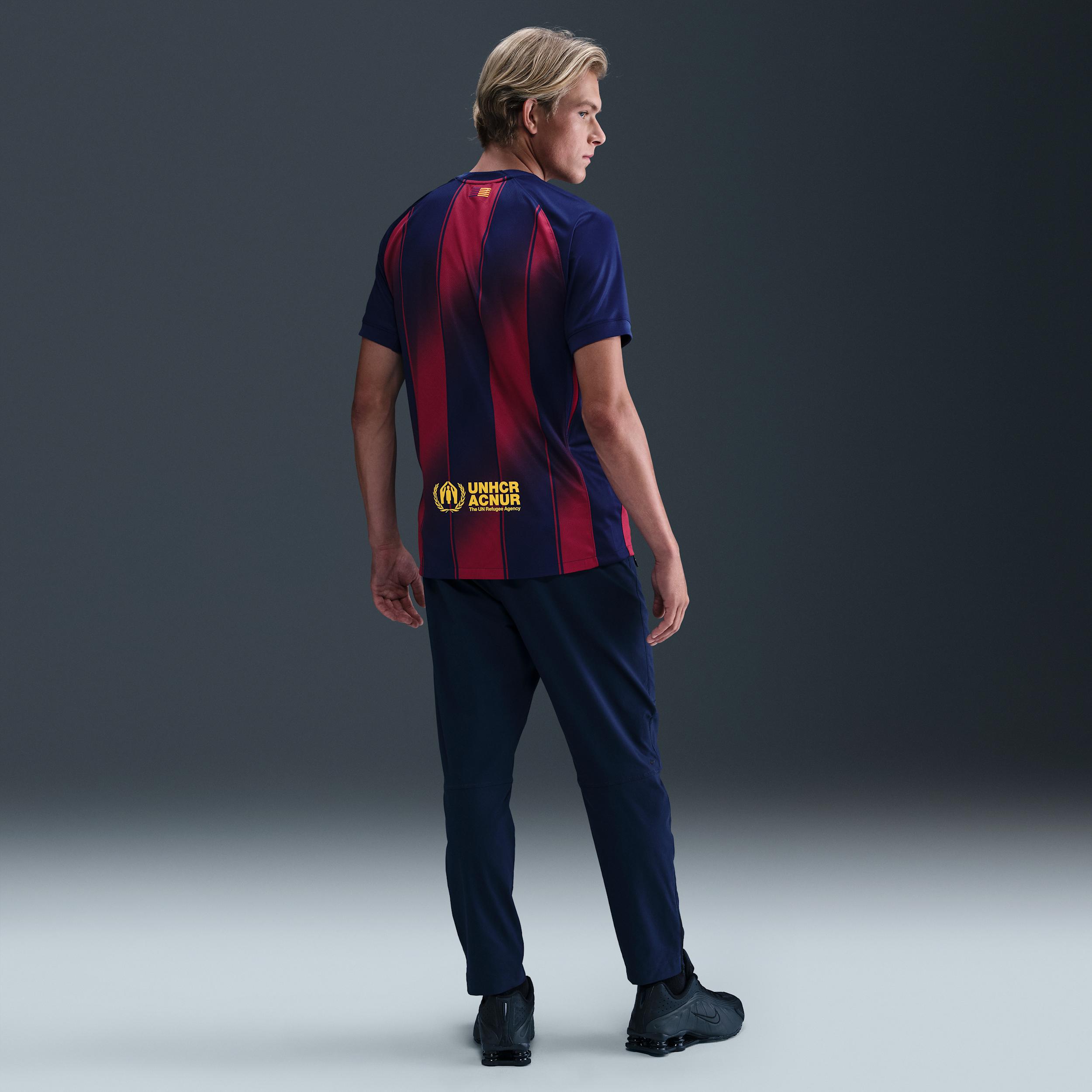 FC Barcelona 2025/26 Stadium Home Nike Men's Dri-FIT Soccer Replica Jersey Product Image