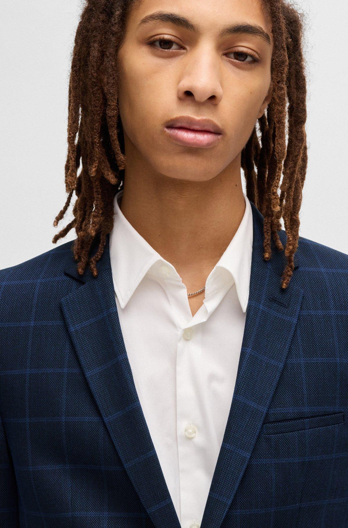 Extra-slim-fit suit jacket in performance-stretch cloth Product Image