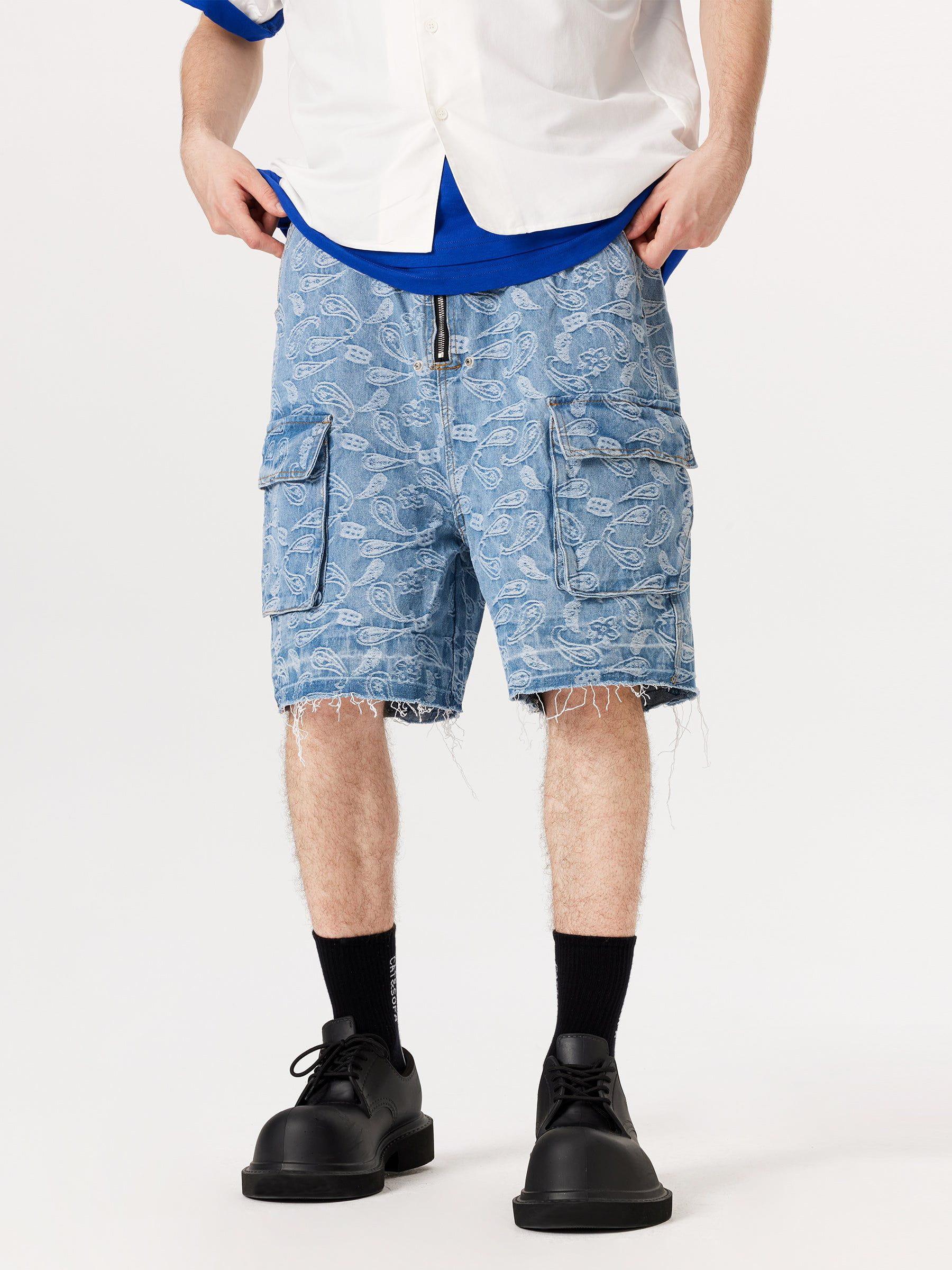 Aelfric Eden Bandana Jacquard Washed Jorts Product Image