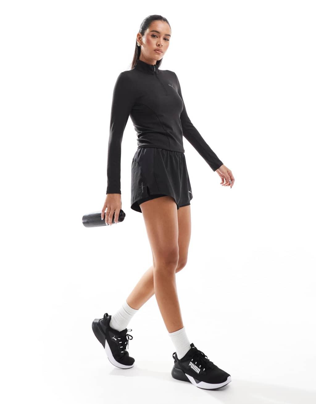 PUMA Training half zip sweatshirt in black Product Image