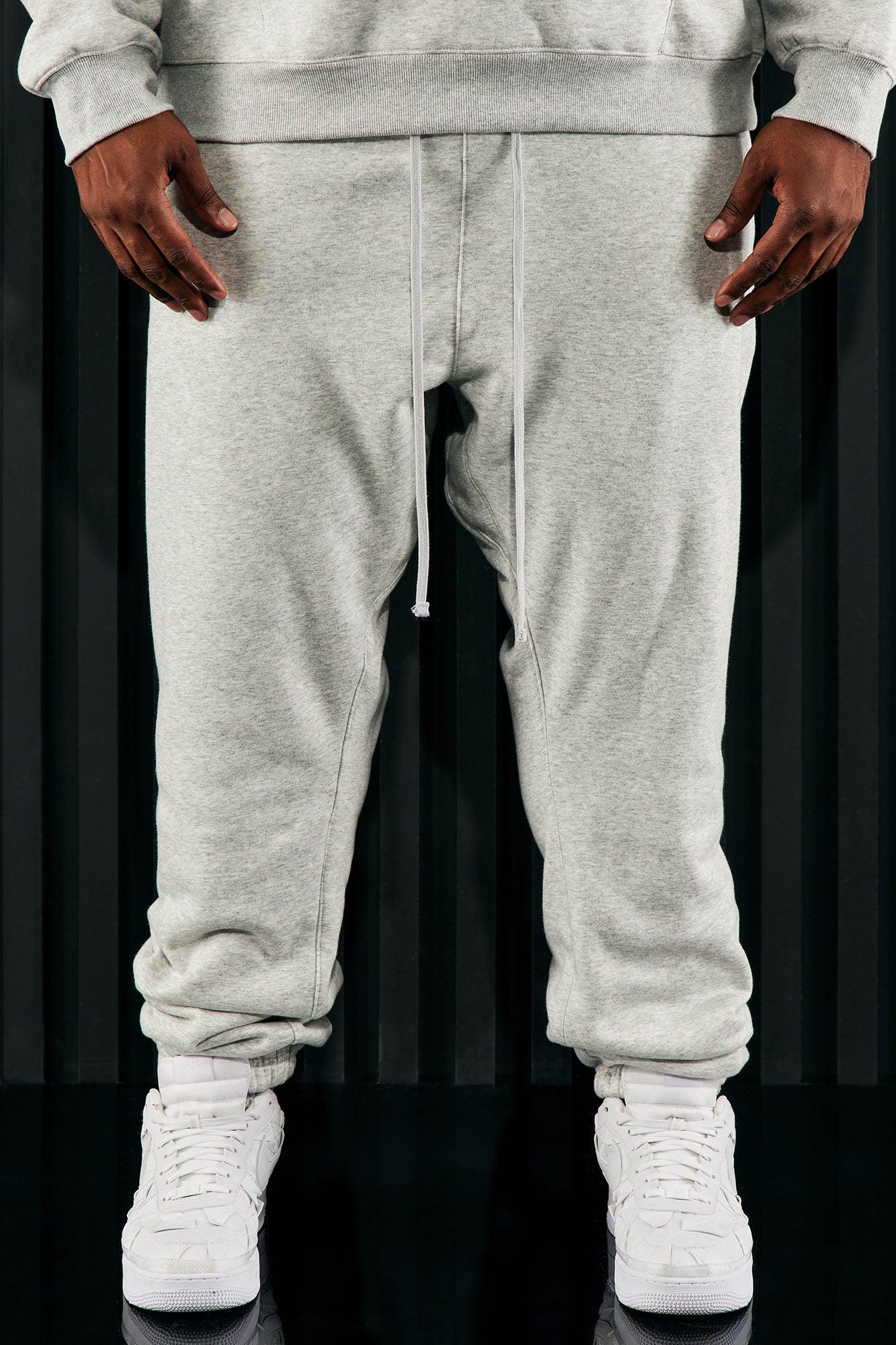 Tyson Heavyweight Sweat Jogger - Heather Grey Product Image