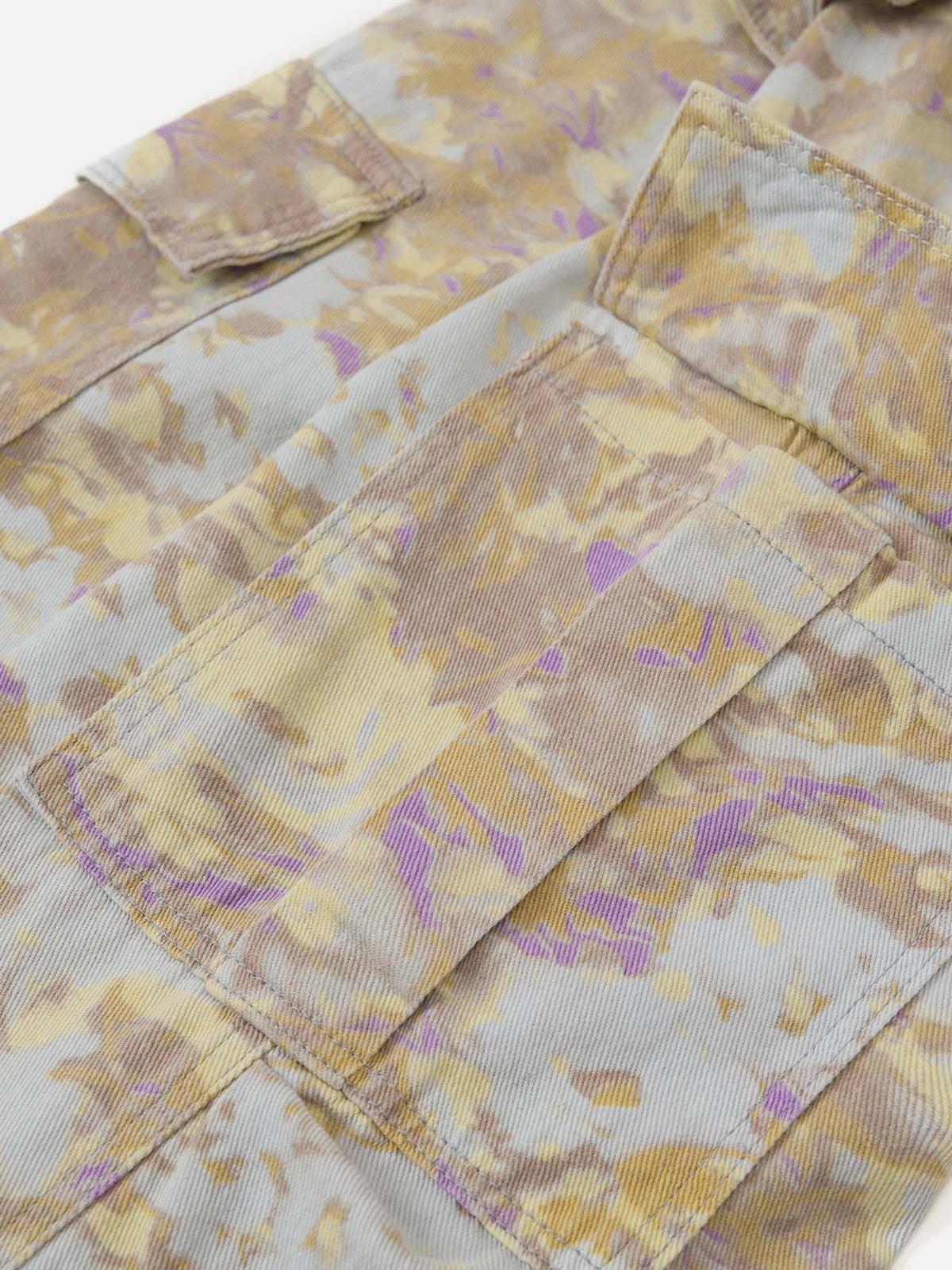 Aelfric Eden Multi Pocket Camouflage Cargo Pants Product Image
