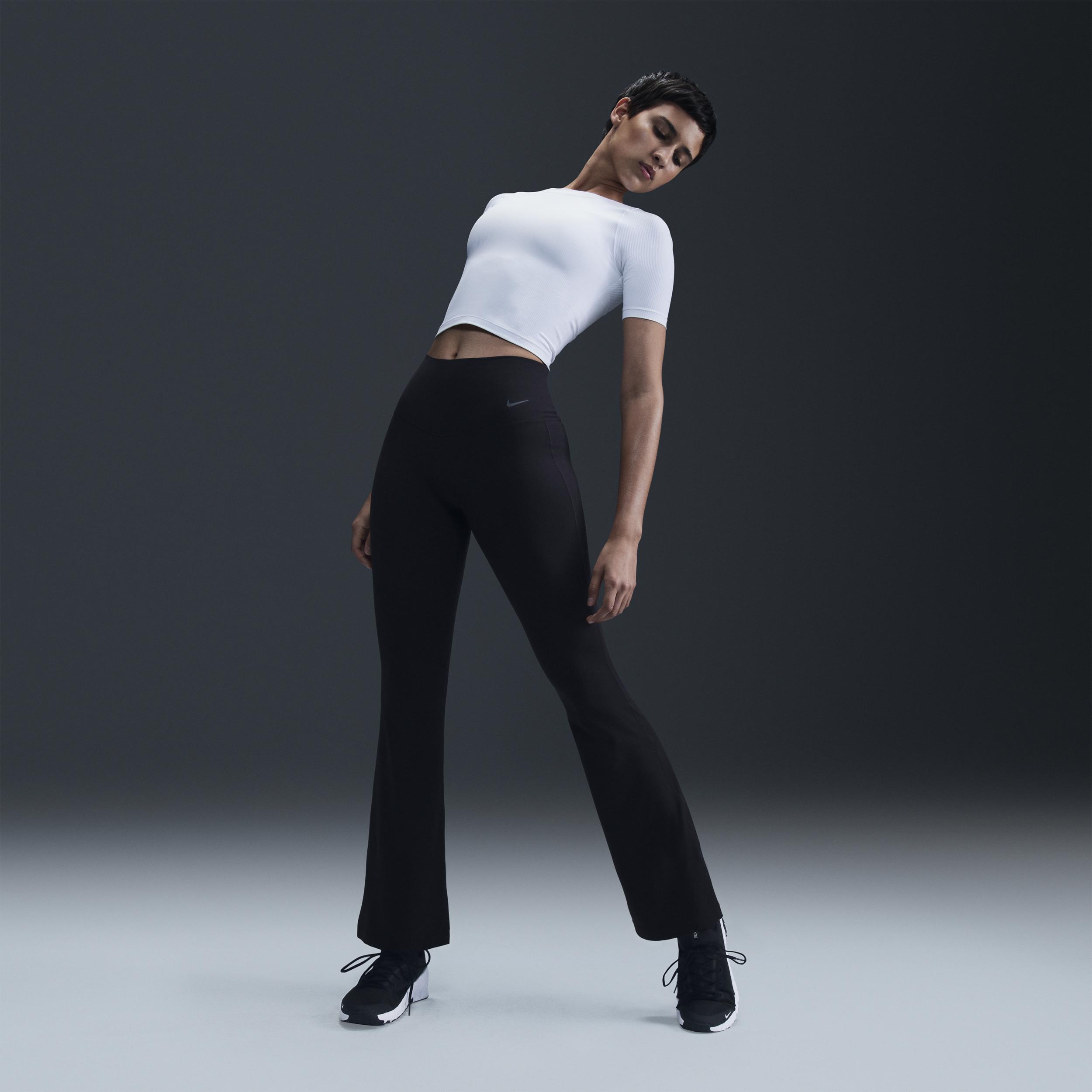 Nike Women's Zenvy Rib Dri-FIT Short-Sleeve Top Product Image