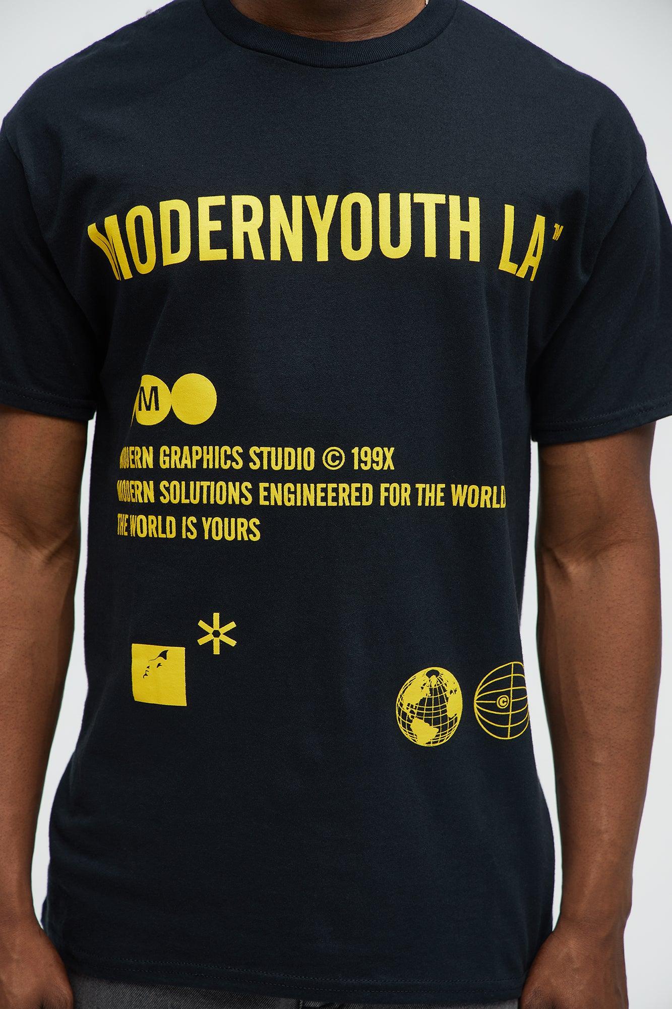 ModernYouth LA Short Sleeve Tee - Black Male Product Image
