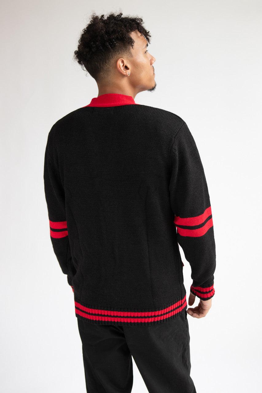 Embroidered Emblem Varsity Cardigan Product Image