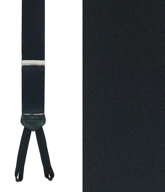 Trafalgar Sutton Solid Color Silk Formal End Suspenders Product Image