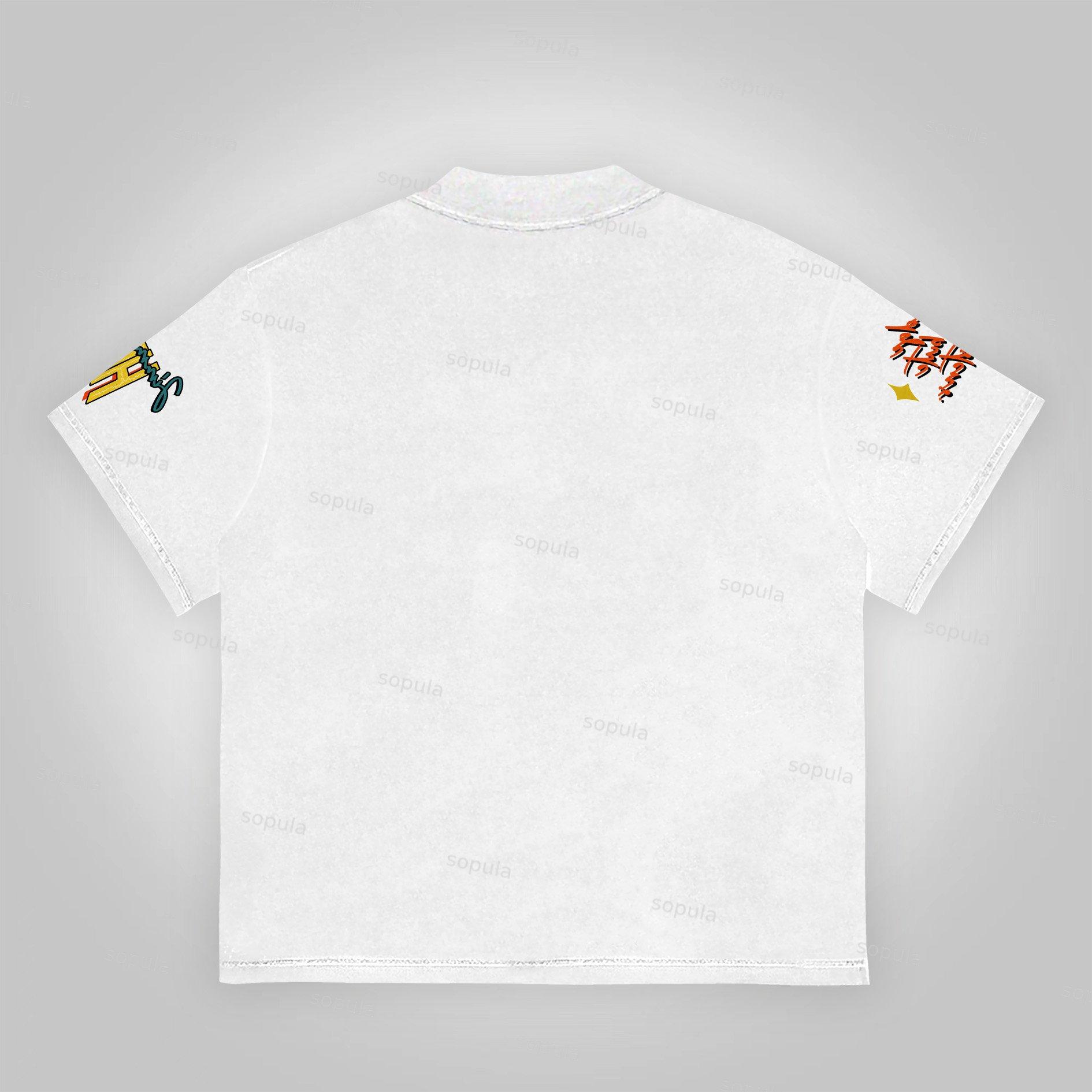 Hendrix Fashion Guitarist Graphic Cotton T-Shirt Product Image