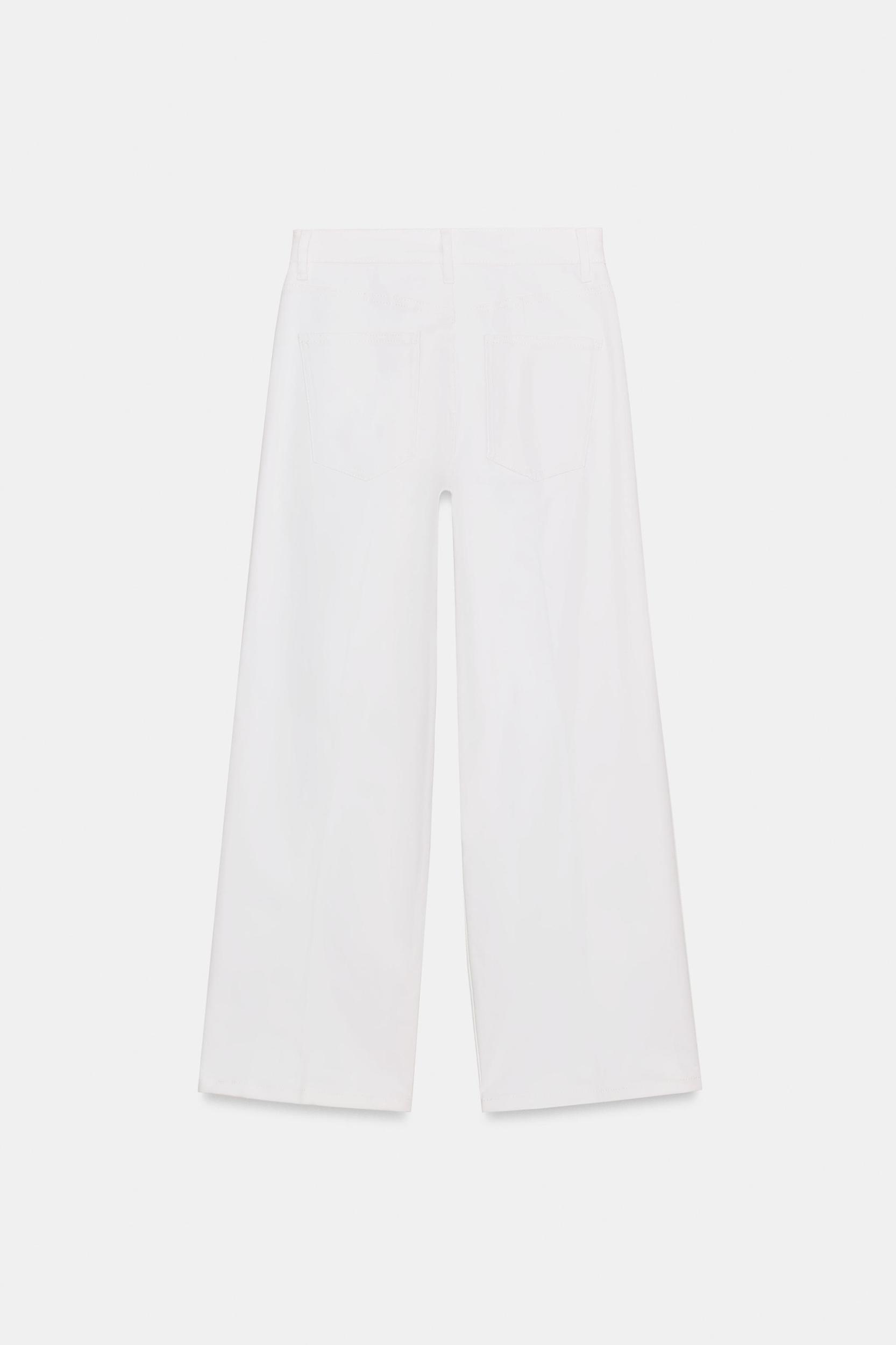 ZW COLLECTION WIDE LEG HIGH-RISE JEANS Product Image