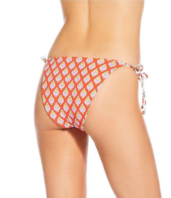A Loves A Reversible Rio Flower Tie Side Embroidered Swim Bottom Product Image