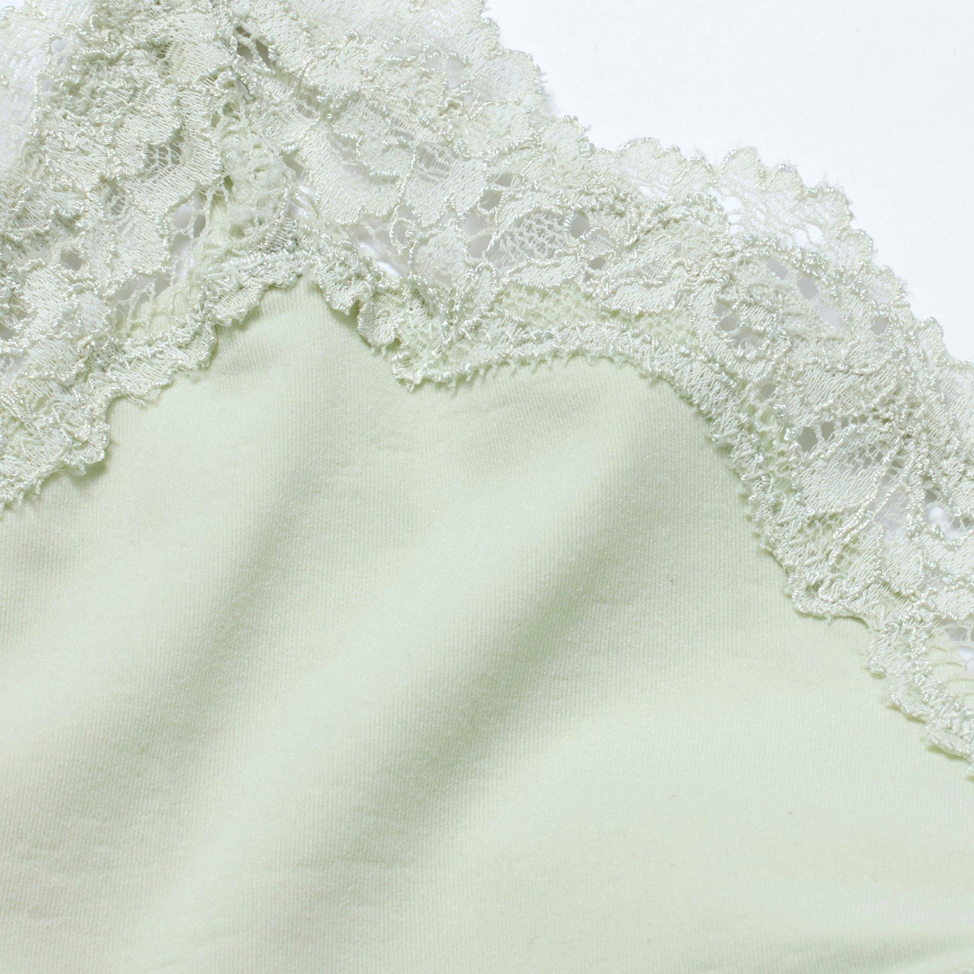 FITS EVERYBODY LACE SCOOP BRALETTE | SPEARMINT Product Image