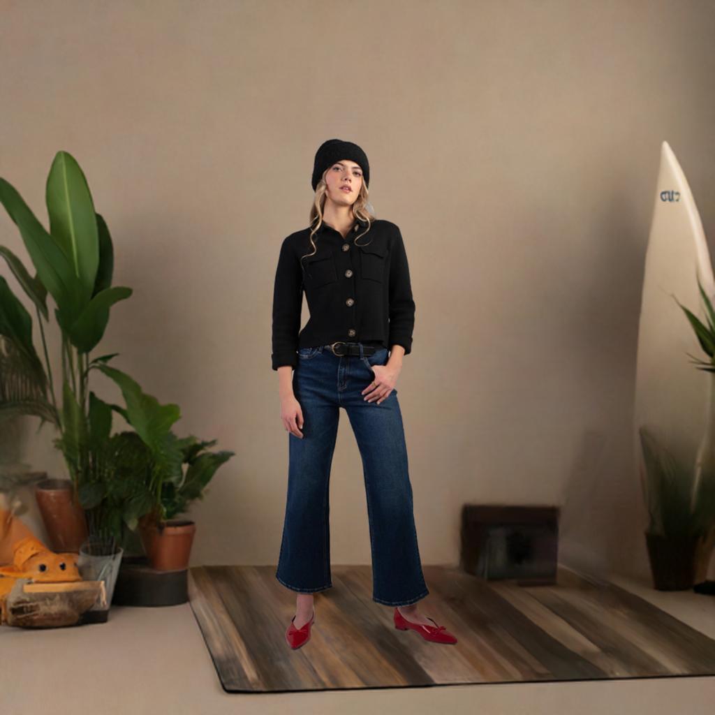 Camp Collared Cardigan Sweater Product Image