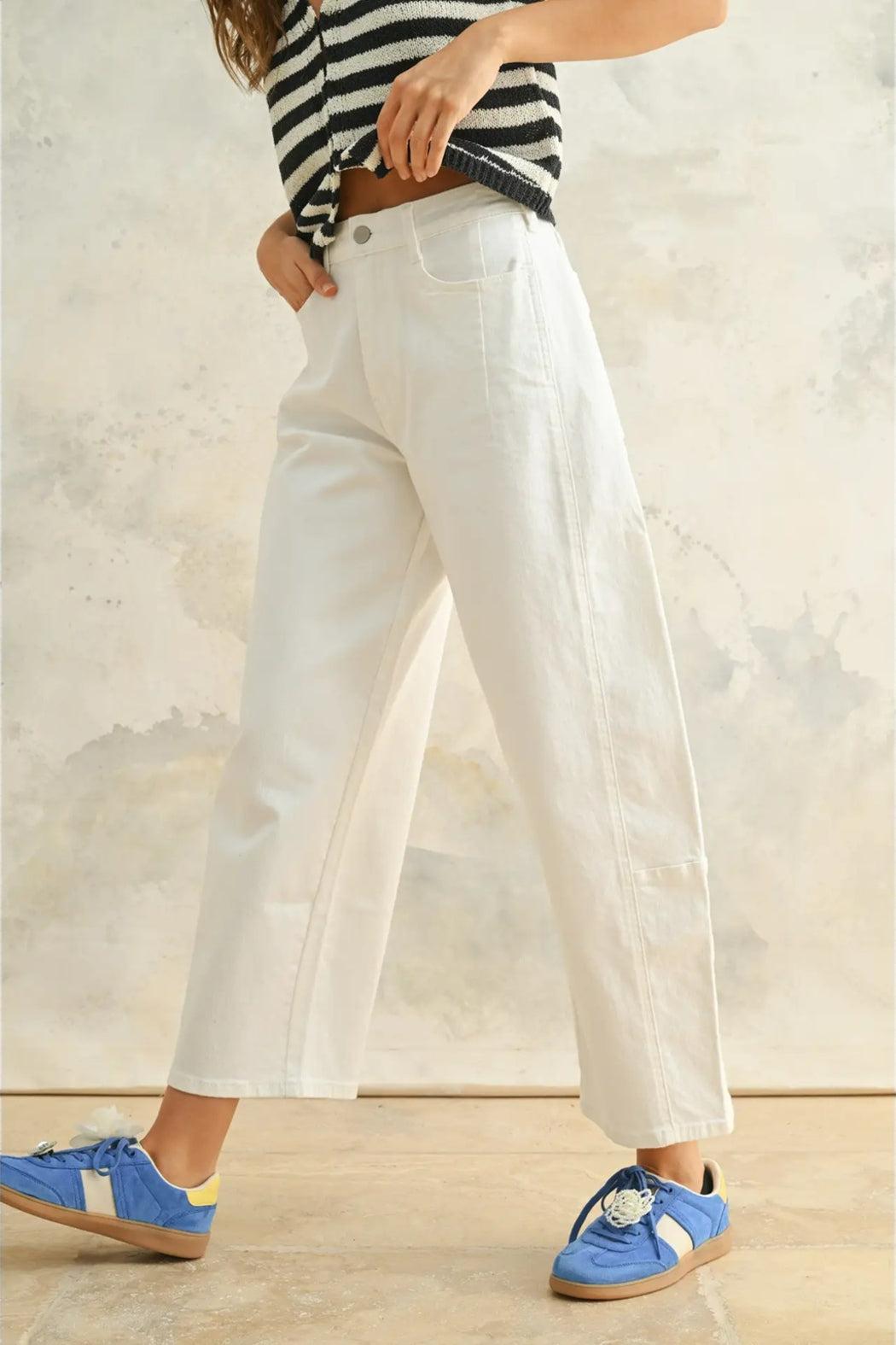 Loose Fit Denim Pants Product Image