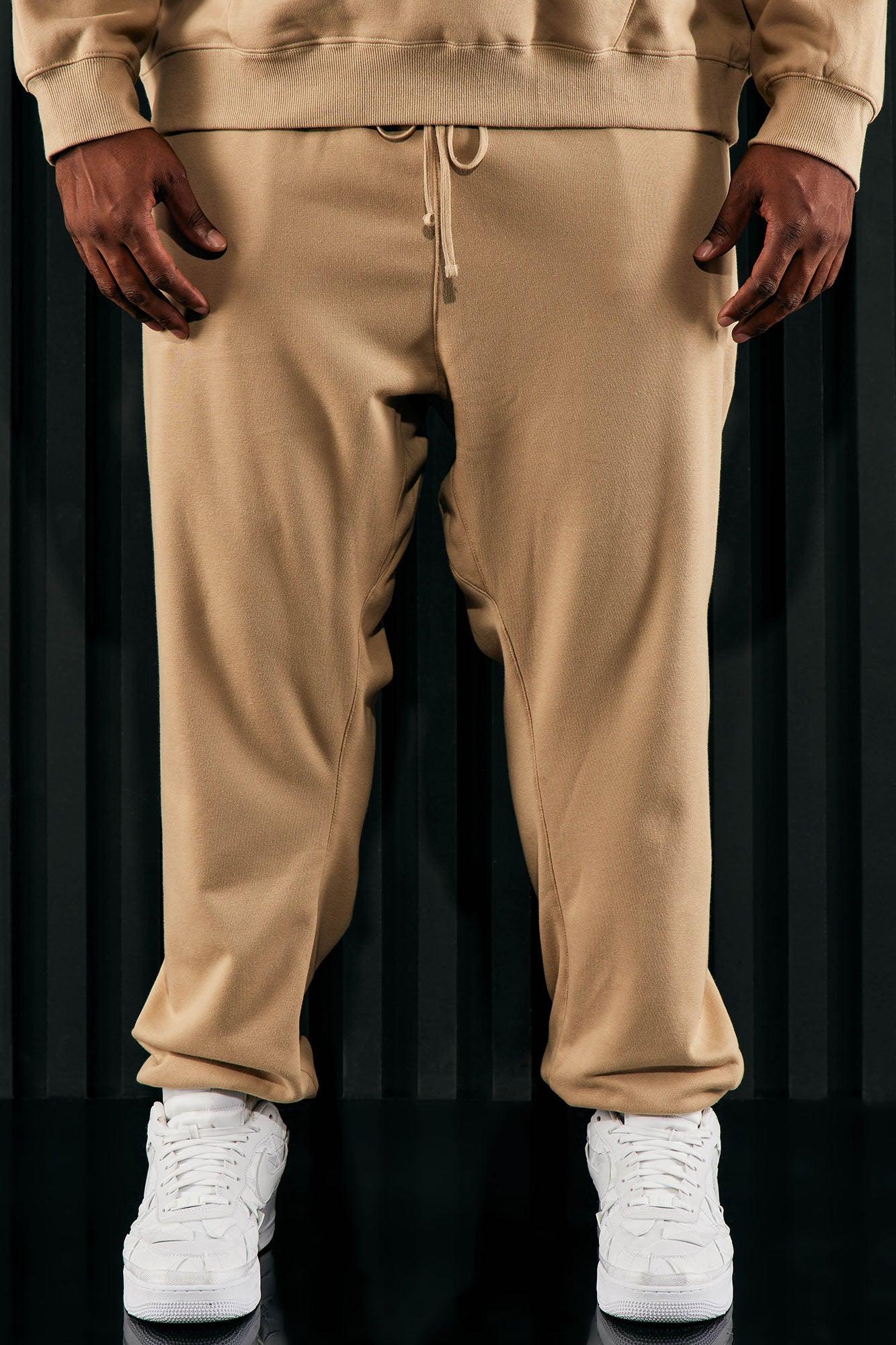 Tyson Heavyweight Sweat Jogger - Taupe Product Image