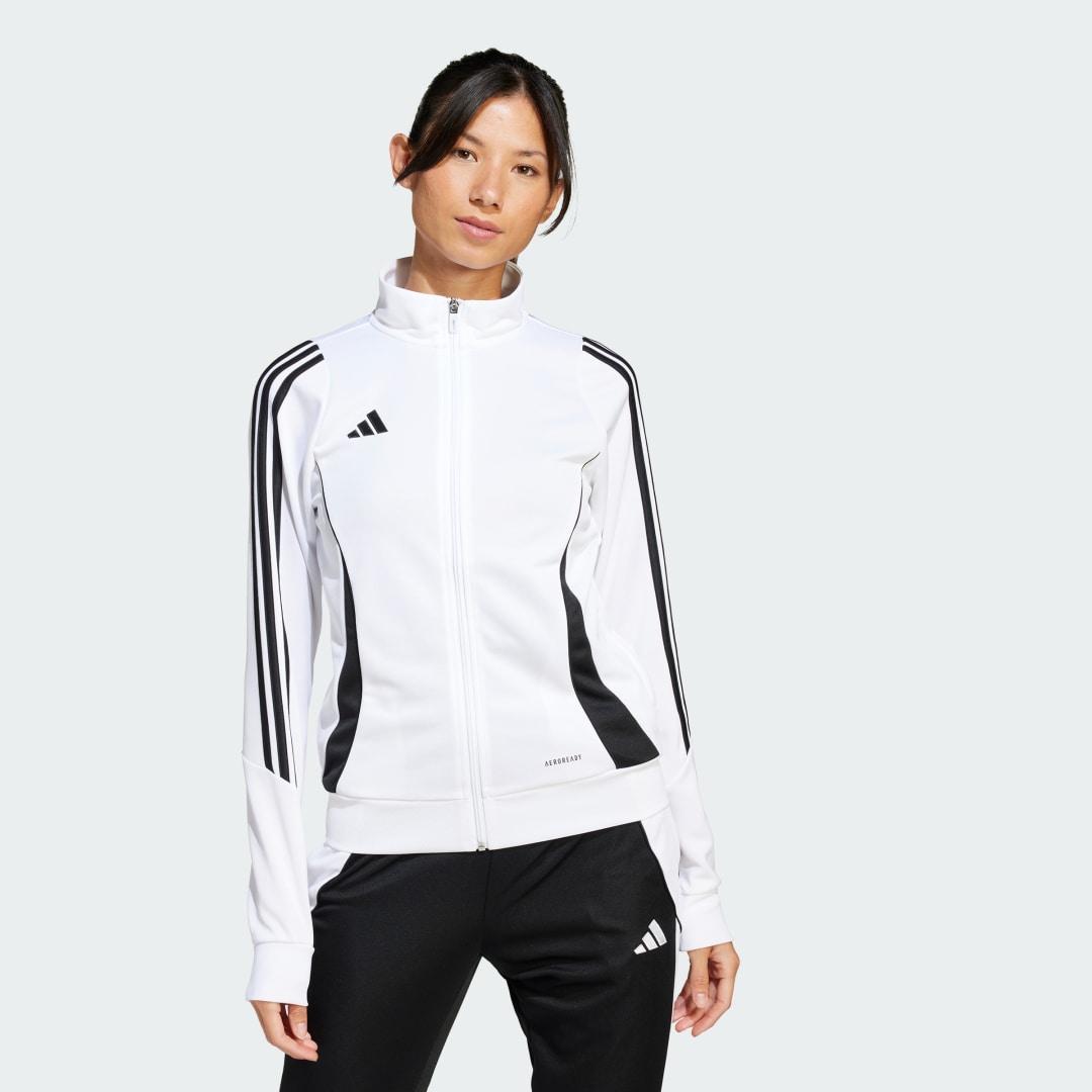 adidas Tiro 24 Training Jacket White XL Womens Product Image