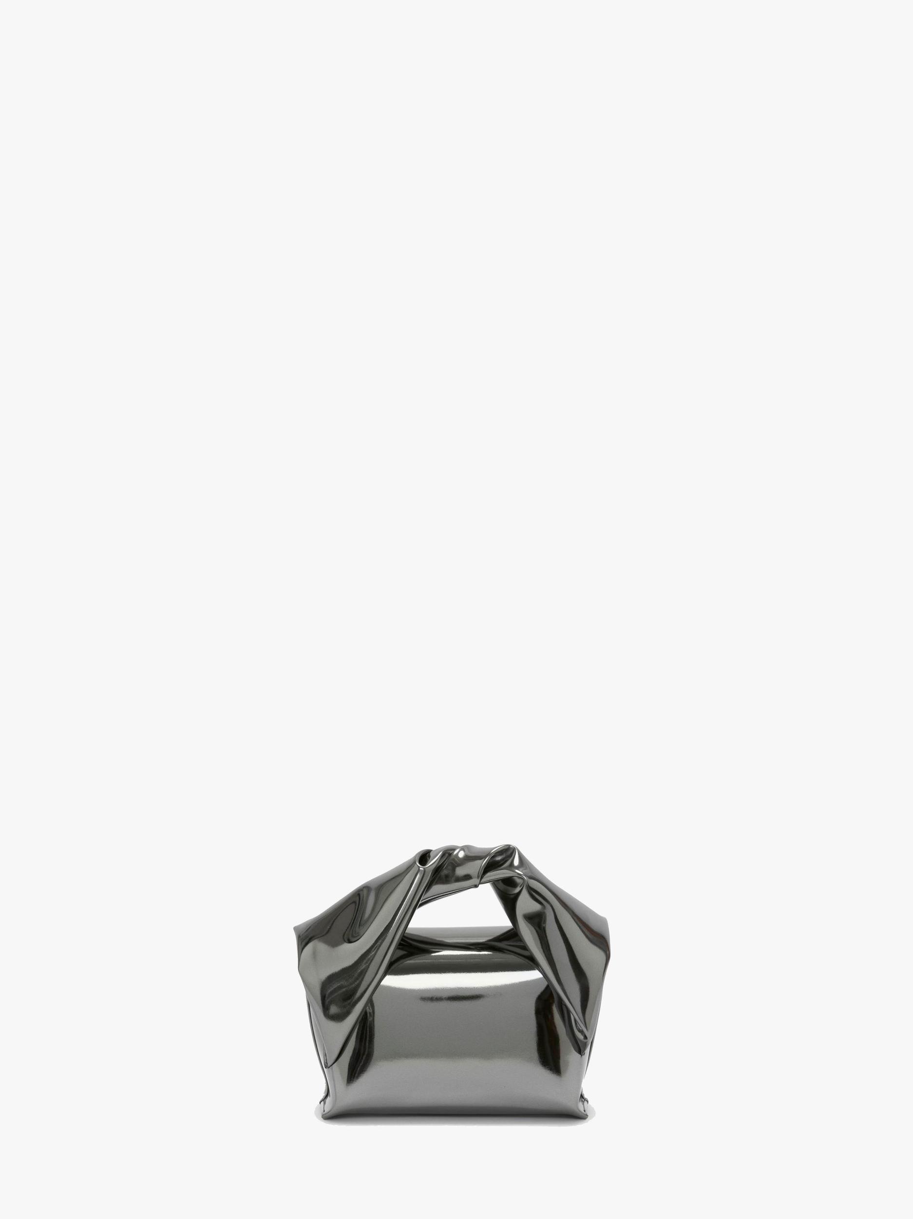 SMALL TWISTER - METALLIC TOP HANDLE BAG Product Image