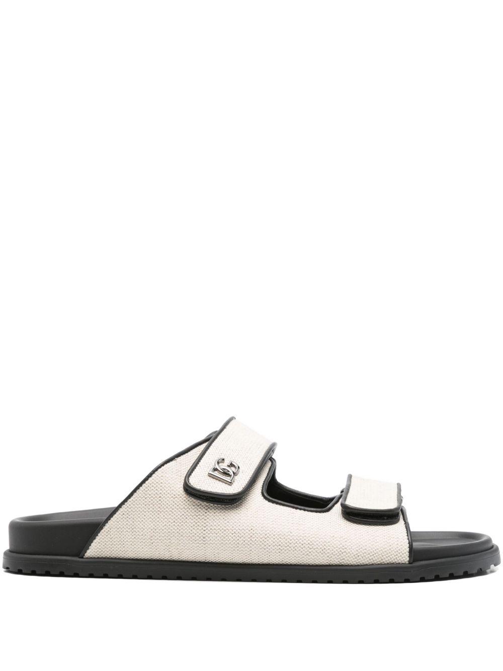 double-strap canvas slides Product Image