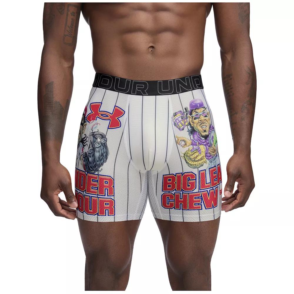 Men's Under Armour 6-in. Performance Tech Mesh Collab Boxer Brief,  Product Image