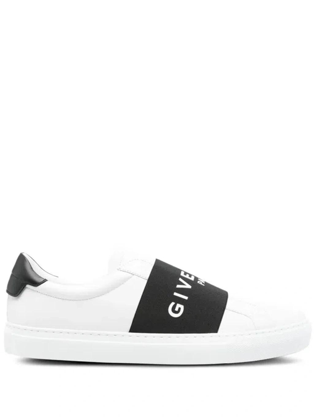 GIVENCHY Urban Street Sneakers In Leather With Elastic Band In Multi Product Image
