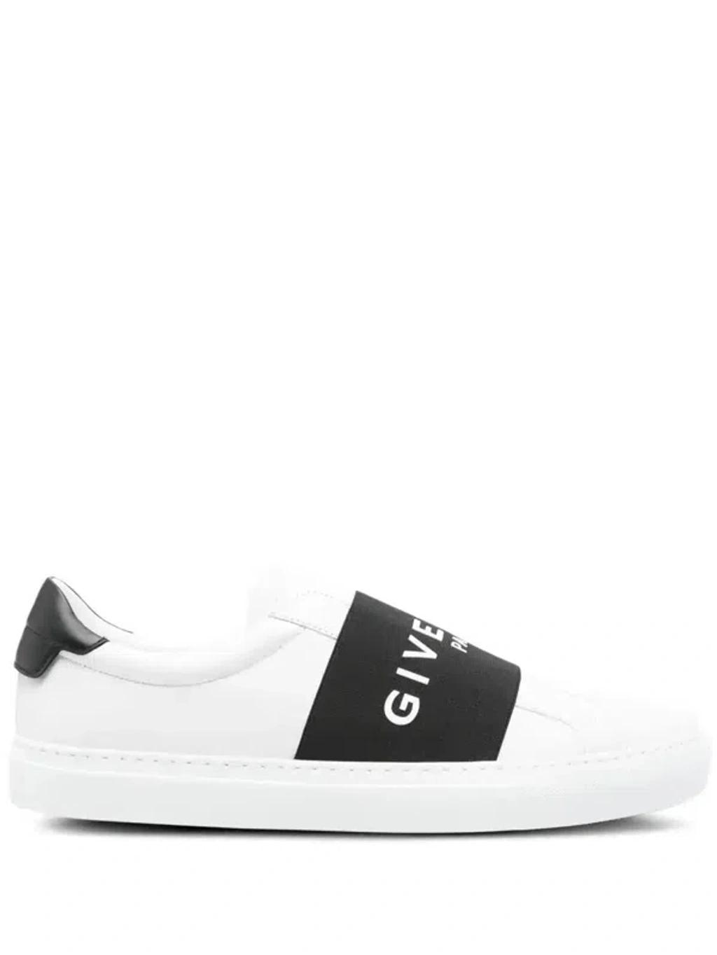 GIVENCHY Urban Street Sneakers In Leather With Elastic Band In Multi Product Image