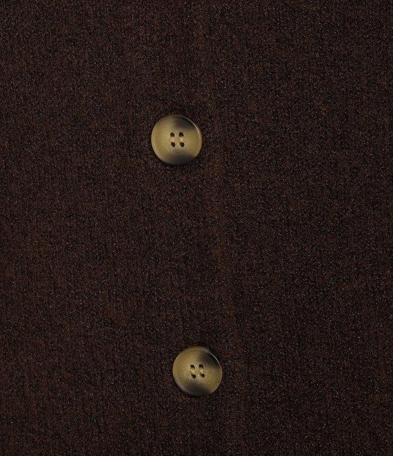 Gianni Bini Matilda Wool Blend Knit Crew Neck Long Sleeve Button Front Bodycon Mini Cardigan Dress Product Image