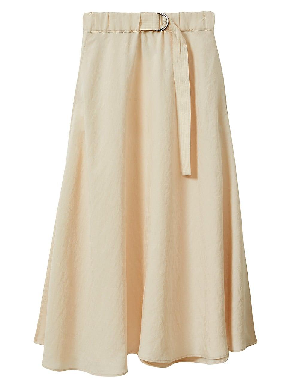 Womens Kori Belted A-Line Skirt Product Image