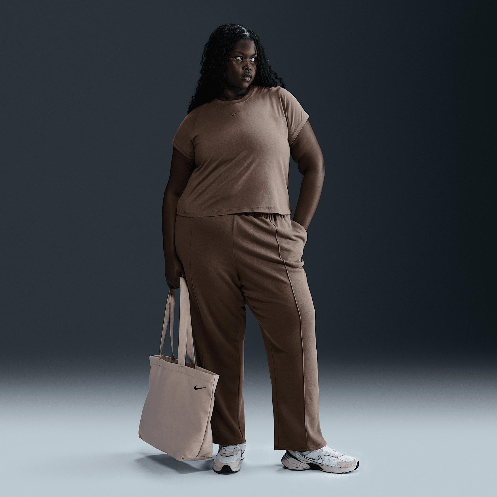 Women's Nike Sportswear Chill Knit Cropped T-Shirt (Plus Size) Product Image