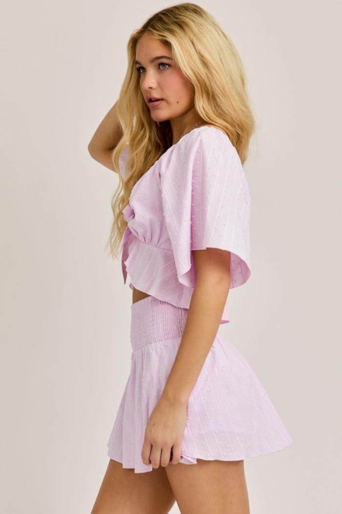 Tie Front Crop Top Product Image