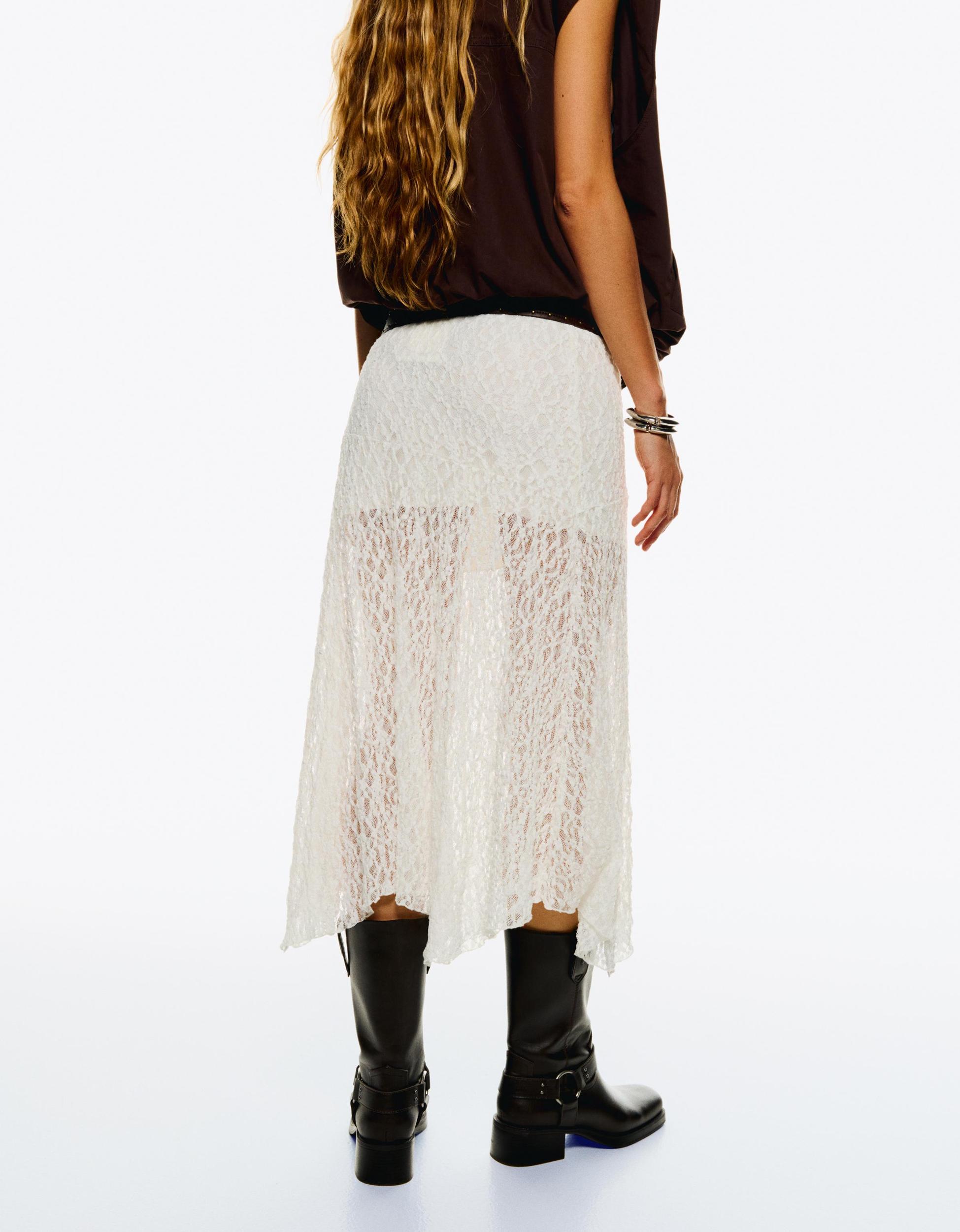 Lacy midi skirt Product Image
