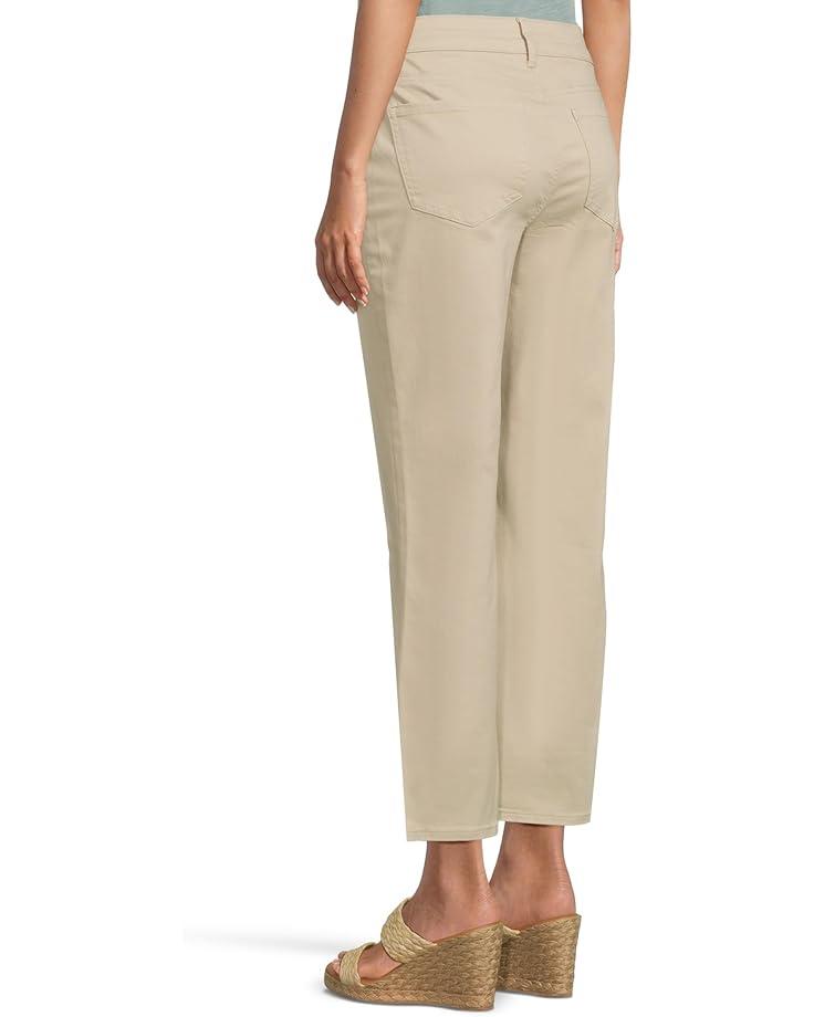 Slim Bootcut Ankle Jeans in Optic White Product Image