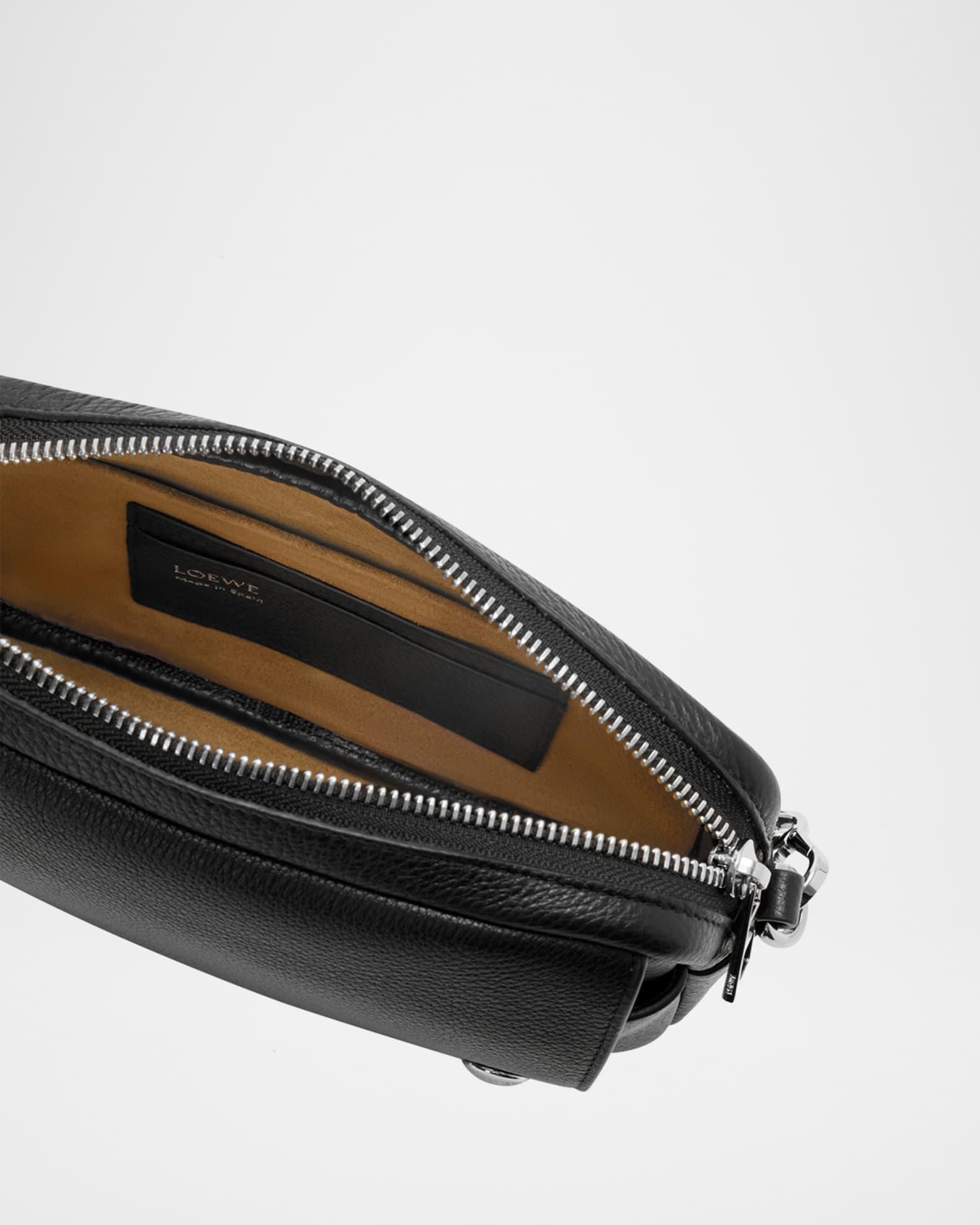 Men's Pebble Leather Camera Bag  Product Image