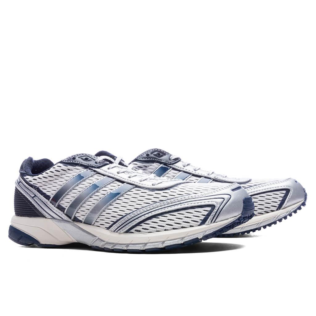 Adidas x Sporty & Rich Women's Adizero Adios - Cloud White/Collegiate Navy/Cloud White Female Product Image