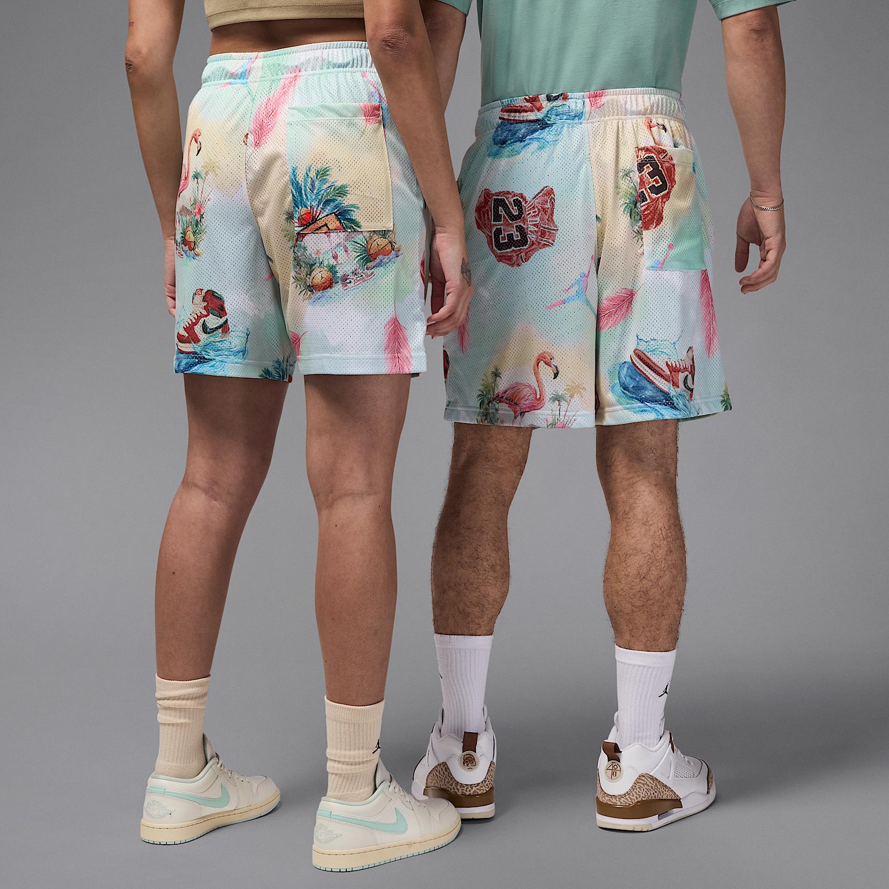 Mens Jordan Essentials Printed Mesh Shorts | IB3012-133 Product Image