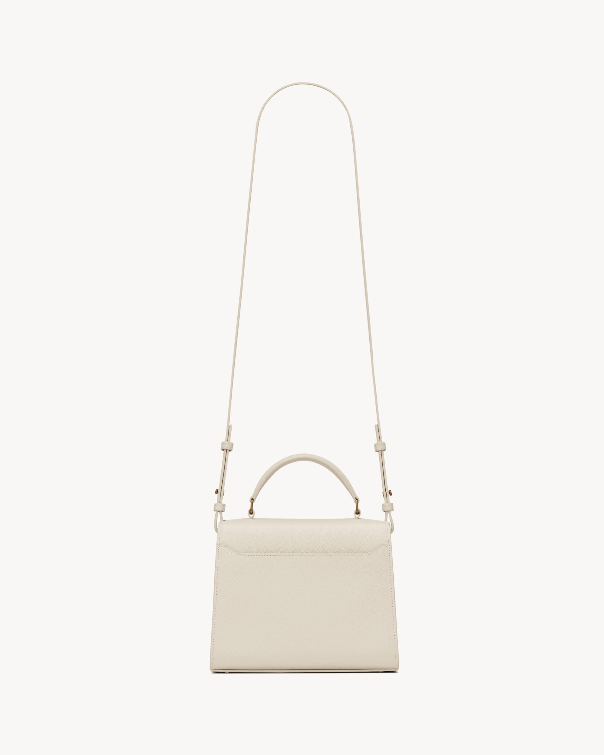 CASSANDRA Mini top handle bag in grain de poudre embossed leather Product Image