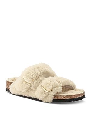 Birkenstock Womens Arizona Big Buckle Shearling Slide Sandals Product Image