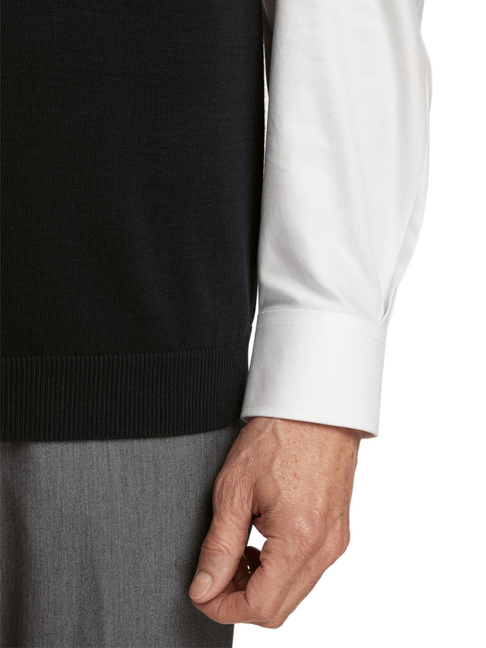 Supima Cotton Vest - Black Product Image