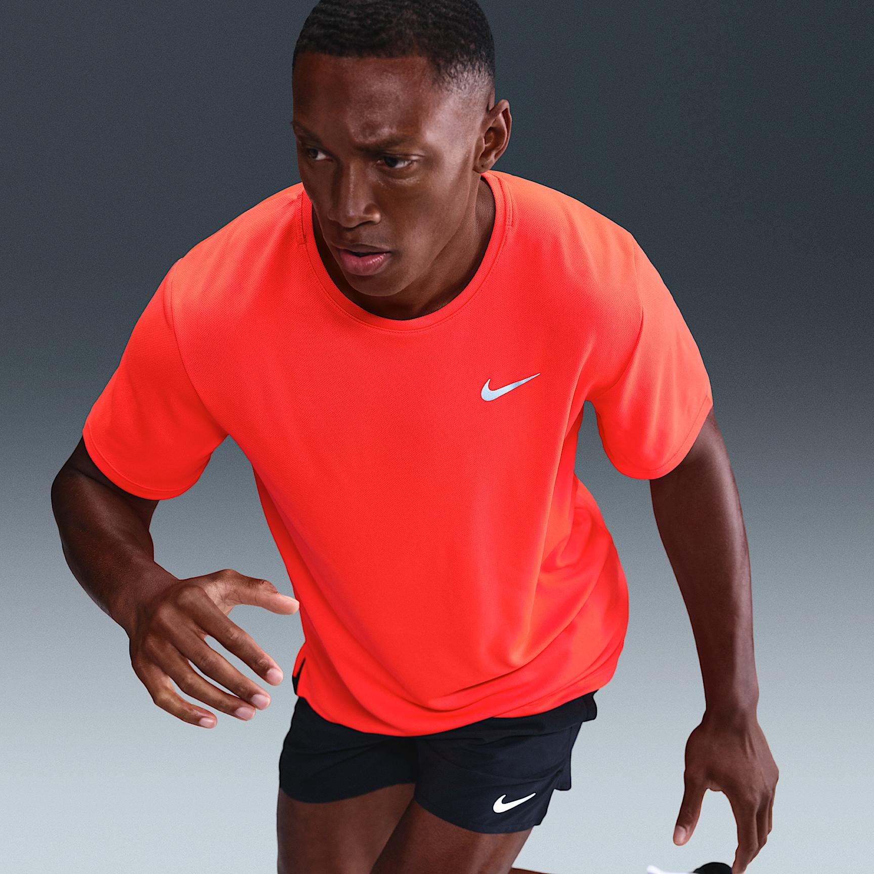 Nike Men's Miler Dri-FIT UV Short-Sleeve Running Top Product Image