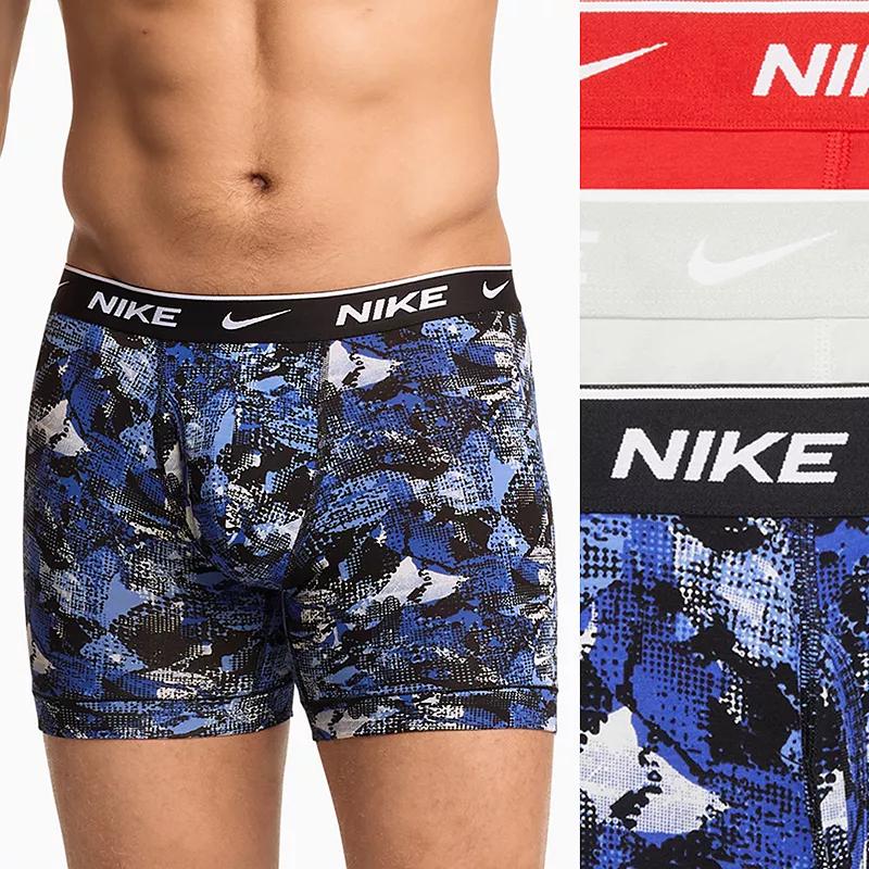 Mens Nike 3-Pack Dri-FIT Essential Cotton Stretch 6 Boxer Briefs Product Image