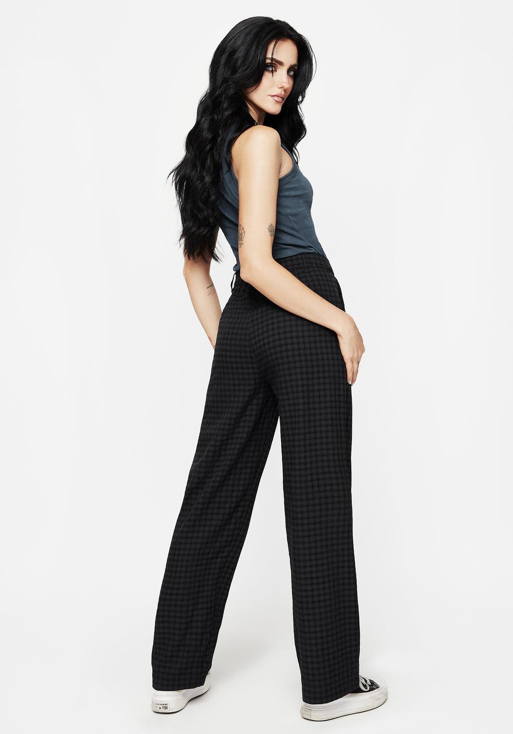 Ziggy Check Straight Leg Trousers Product Image