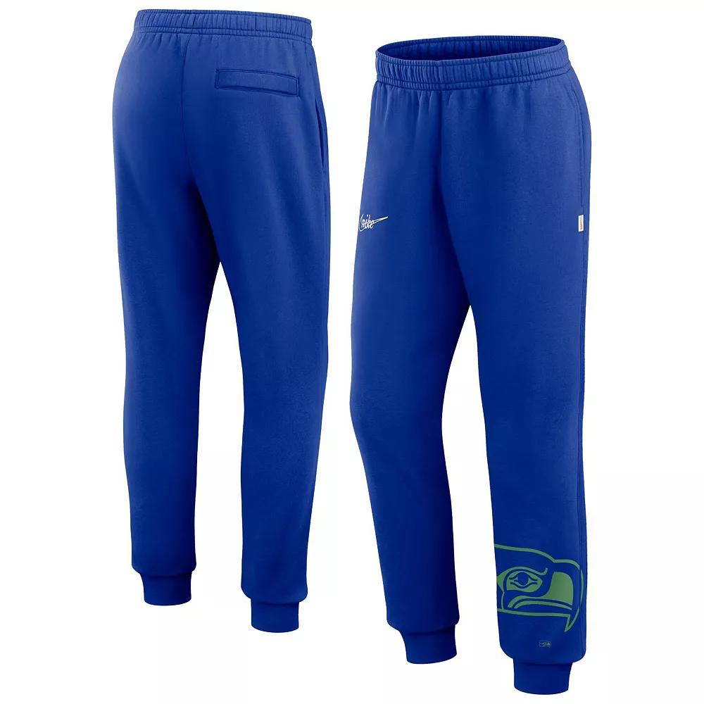 Men's Nike  Royal Seattle Seahawks Logo Crop Joggers, Size: Small, Blue Product Image