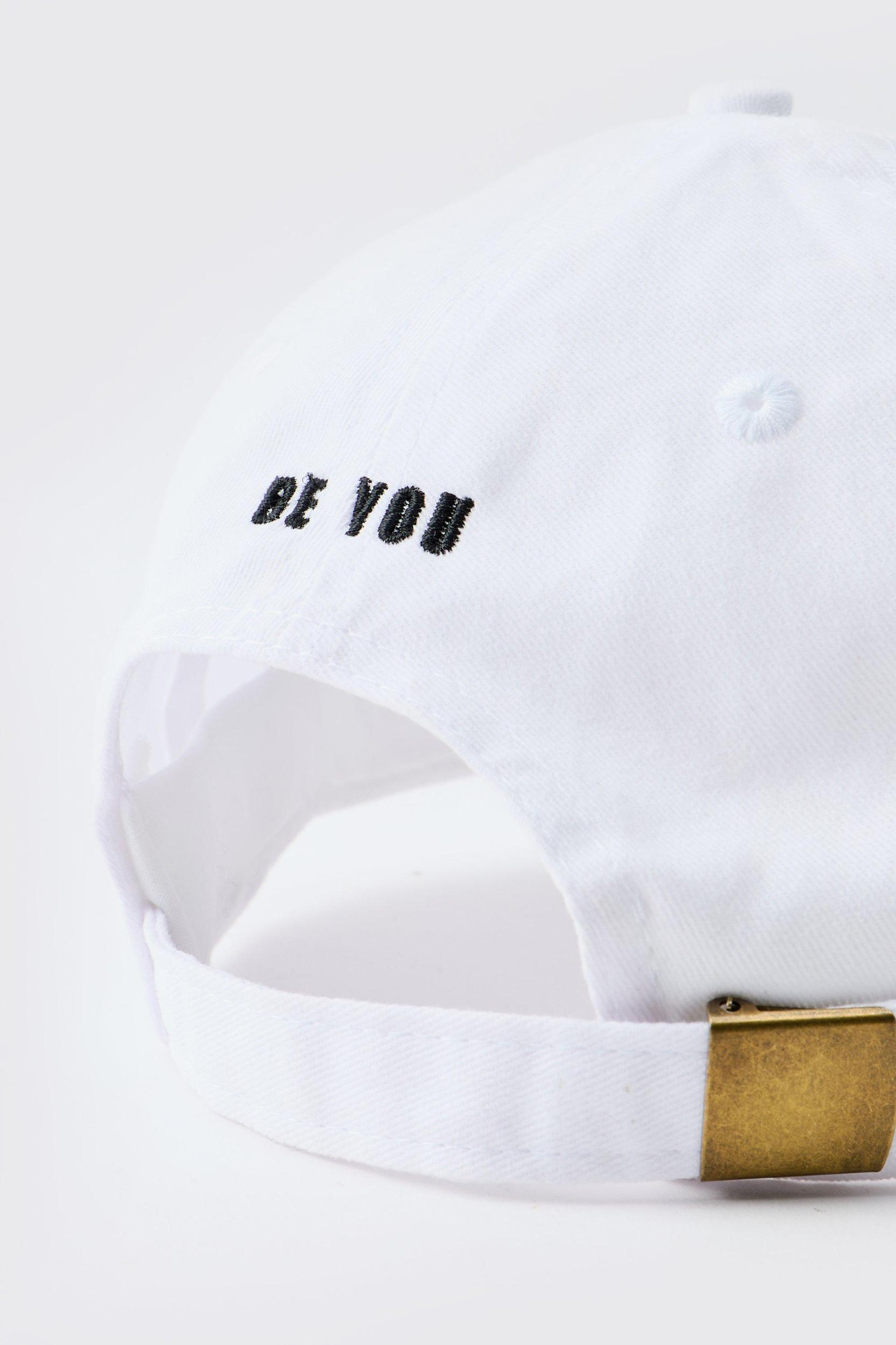 Rainbow Heart Embroidered Pride Cap | boohooMAN USA Product Image