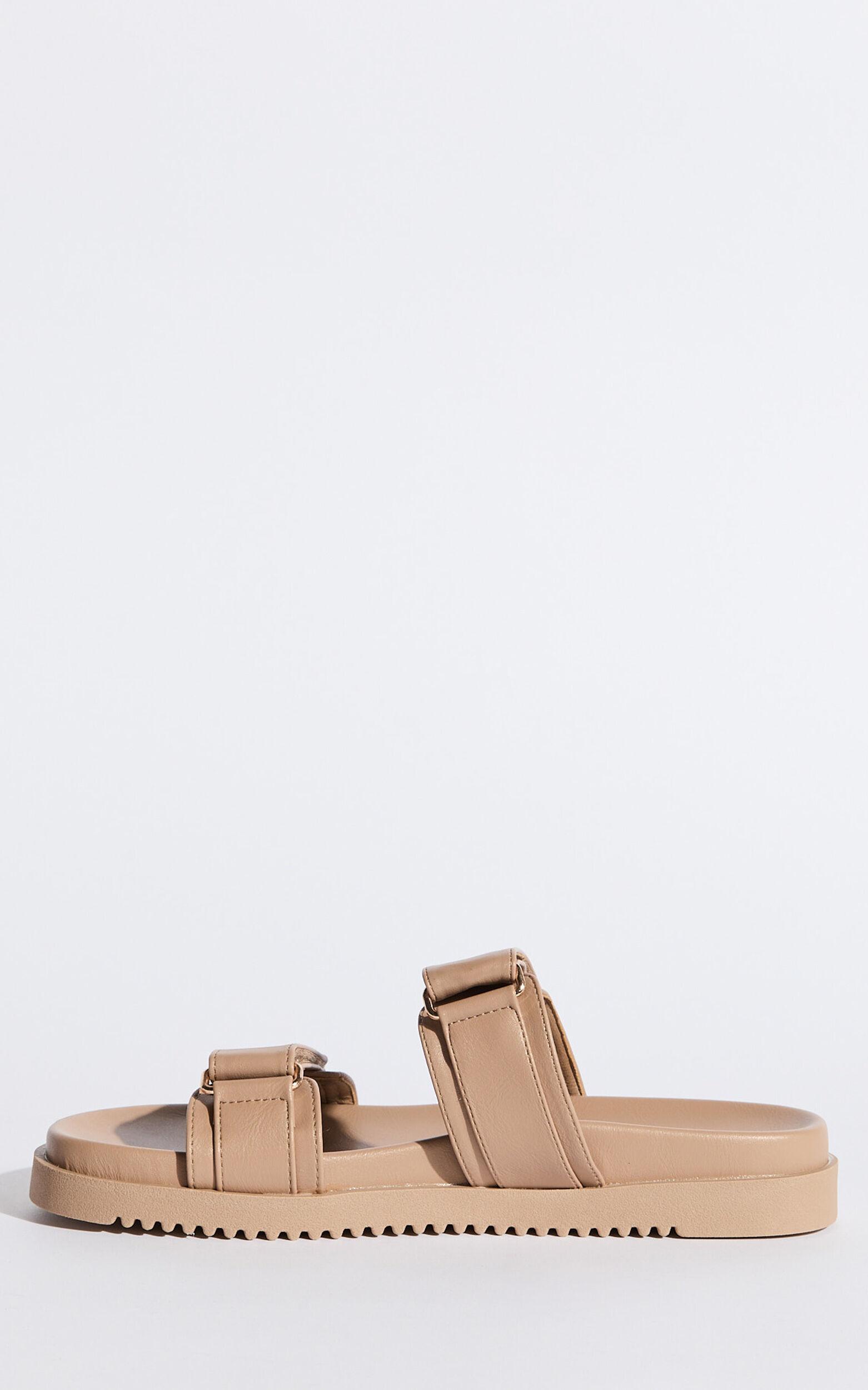 Billini - Amylee Slides with Hardware Detail in Light Cashew Product Image