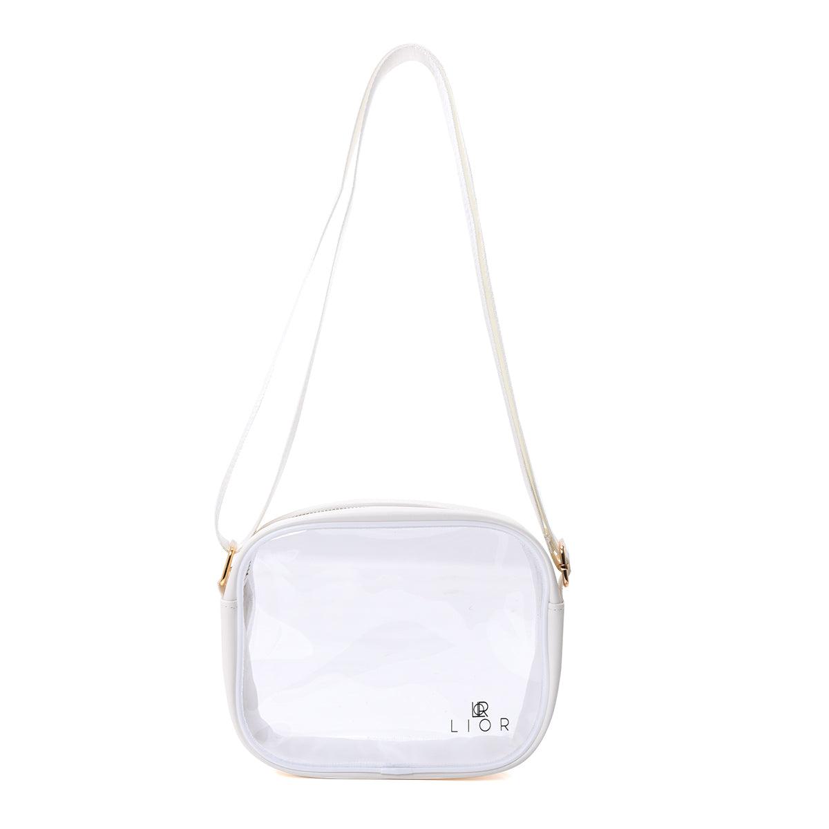 Lior Clear Bag Stadium Approved - Clear Crossbody Purse Bag, with Adjustable Shoulder Strap Product Image