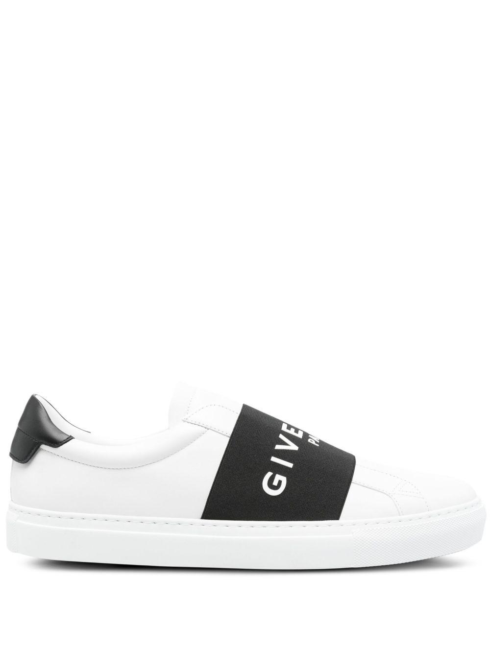 GIVENCHY Urban Street Sneakers In Leather With Elastic Band In Multi Product Image