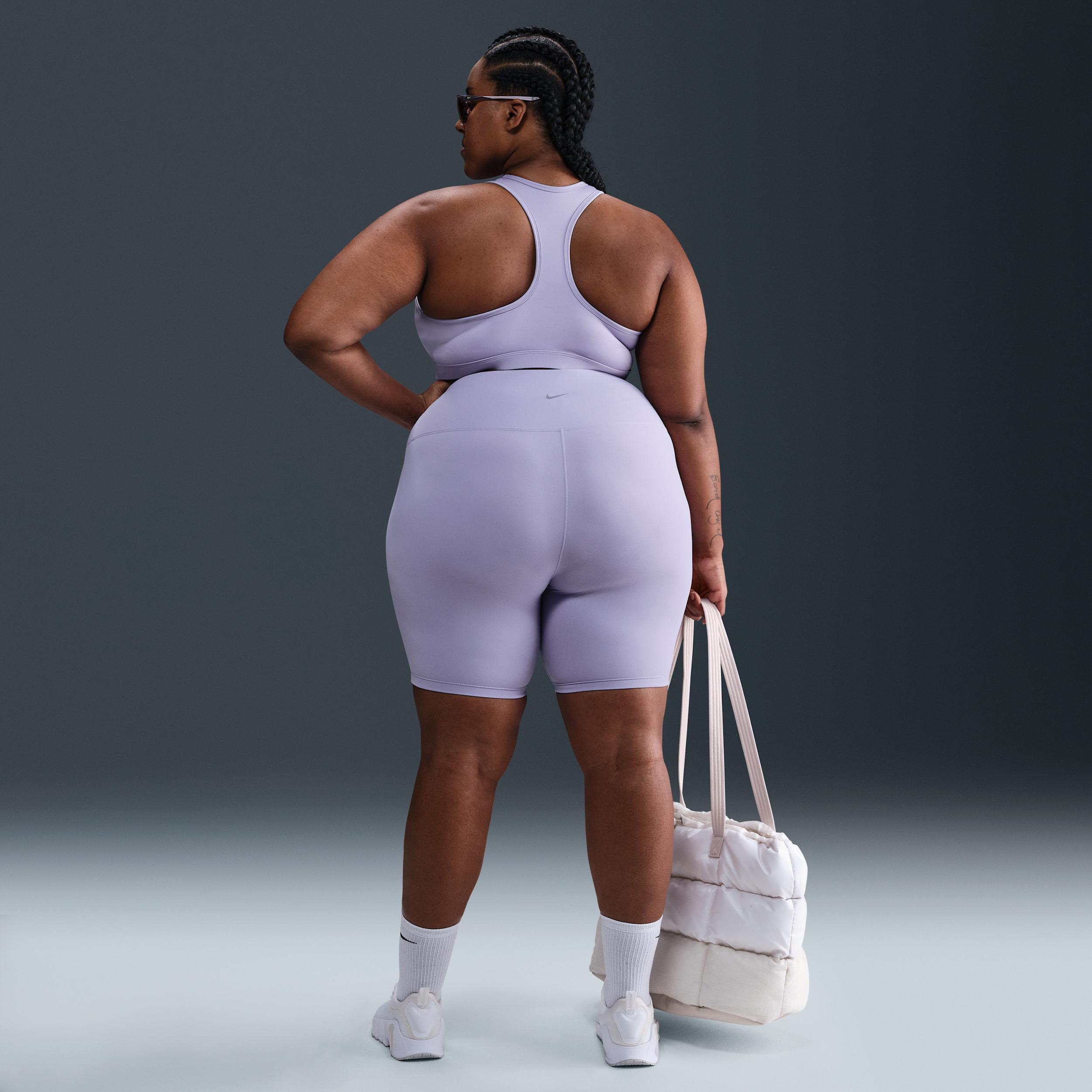 Nike Women's One High-Waisted 8" Biker Shorts with Pockets (Plus Size) Product Image