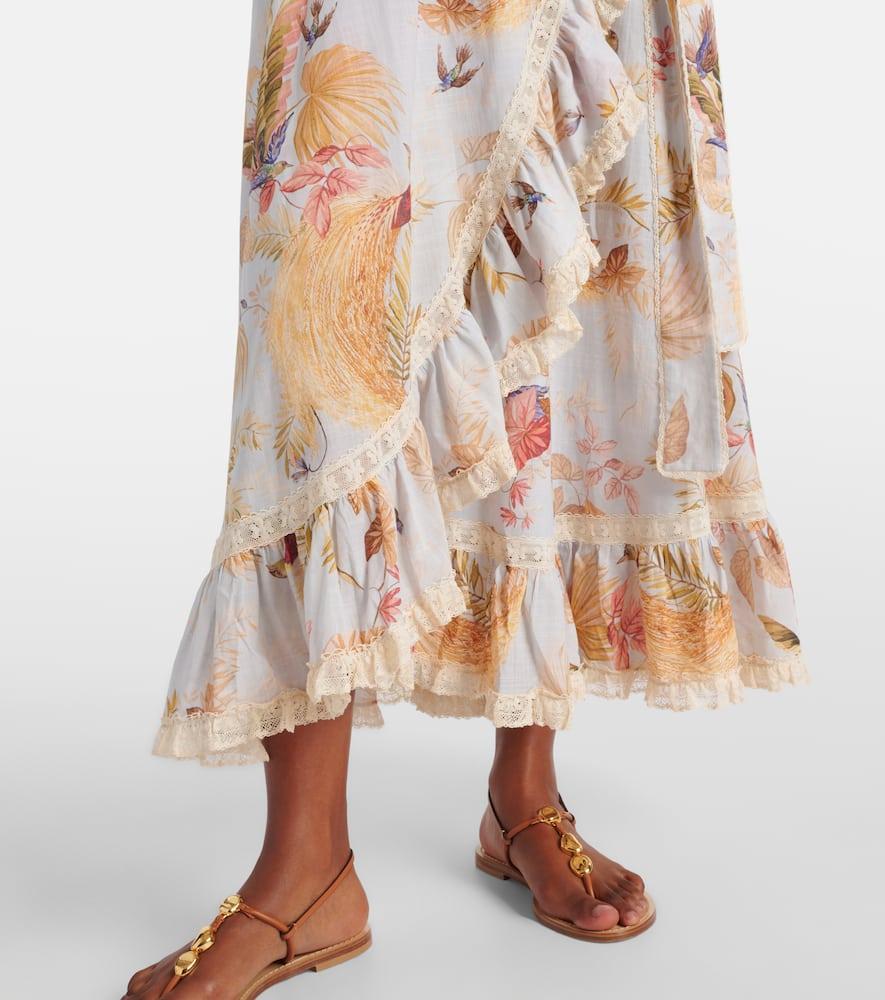 Ascension frill midi dress Product Image