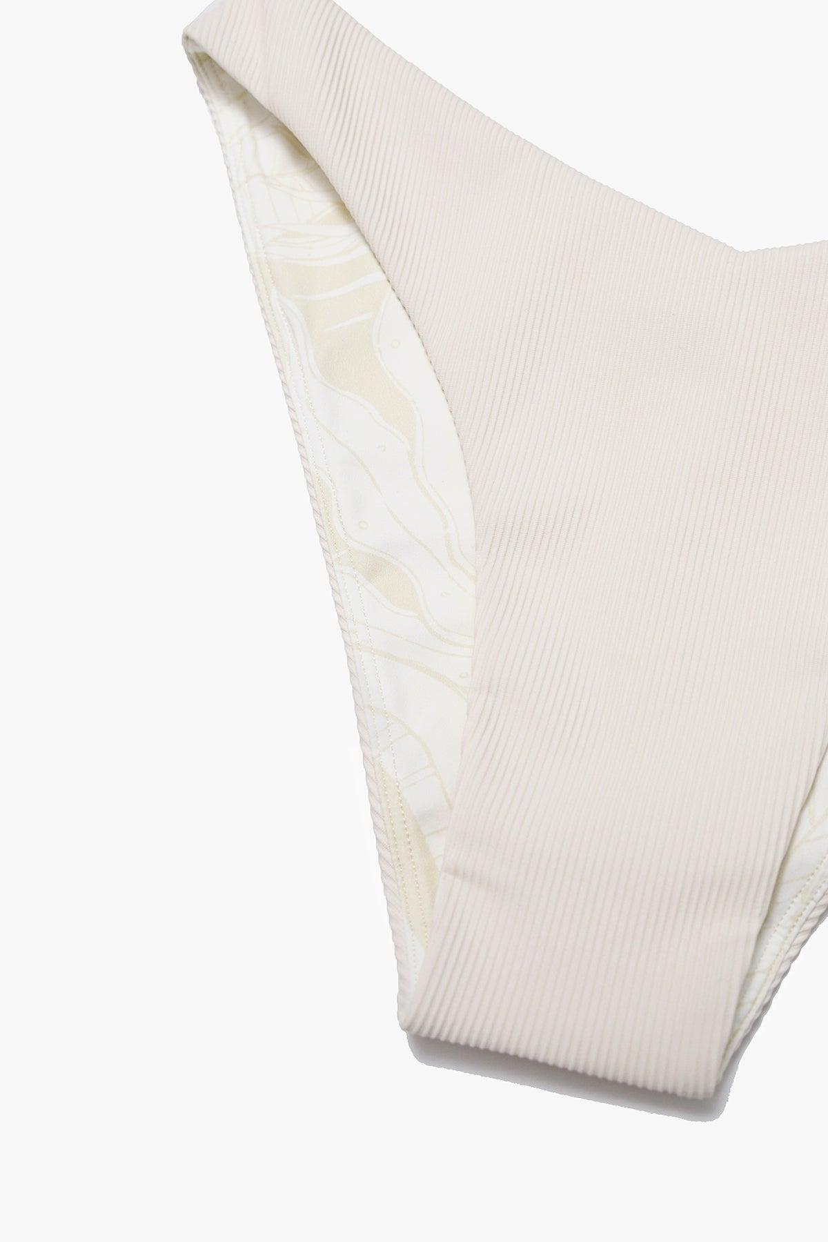 Sunshine Scoop Ultra Cheeky Bikini Bottom - Cream Rib Product Image