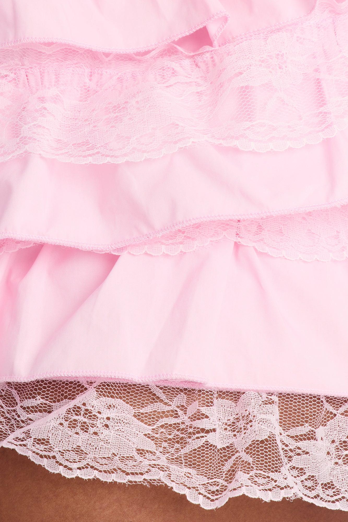 Jina Ruffled Bloomer Skort - Light Pink Female Product Image