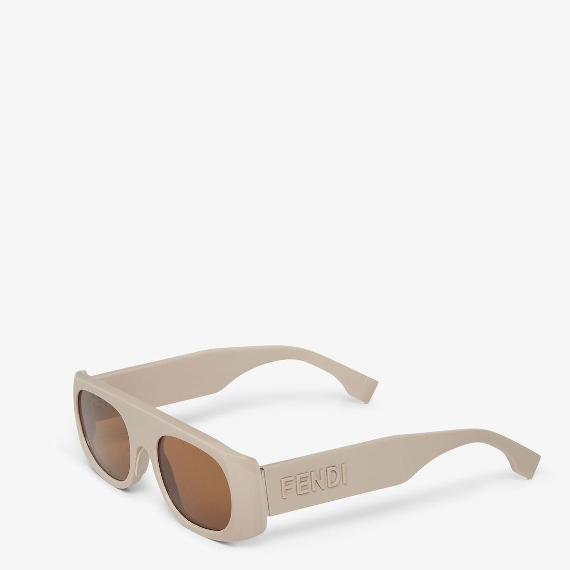 SignatureBeige acetate sunglasses Product Image