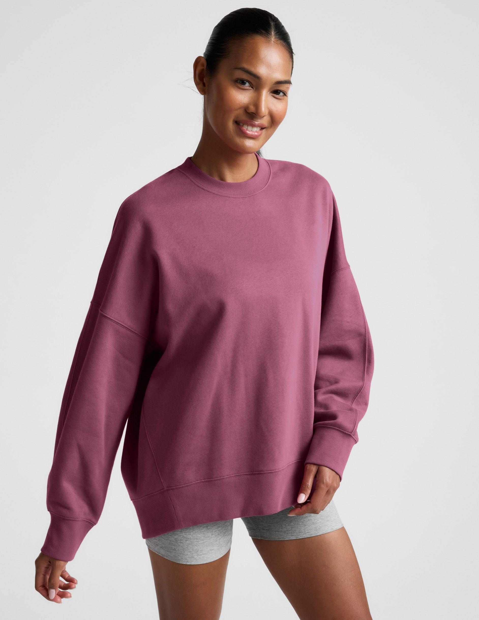 LuxeFleece Oversized Sweatshirt Product Image