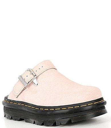 Dr. Martens Womens Zebzag Suede Mules Product Image